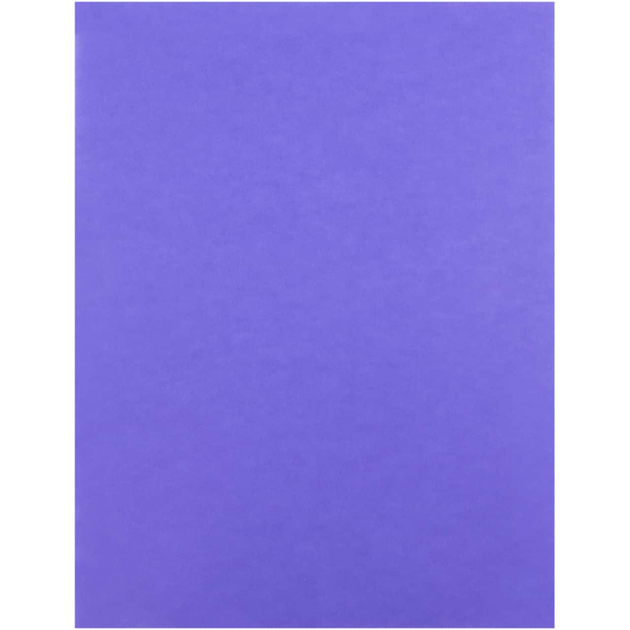 JAM Paper Primary Blue 8.5" x 11" 30lb. Translucent Vellum Paper, 100 Sheets